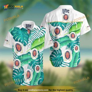 Miller Lite Hawaiian Shirt