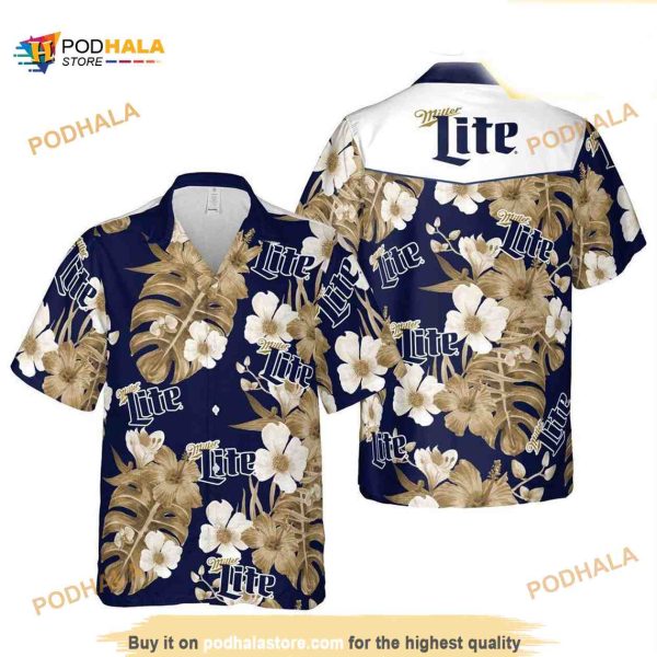 Miller Lite Hawaiian Shirt