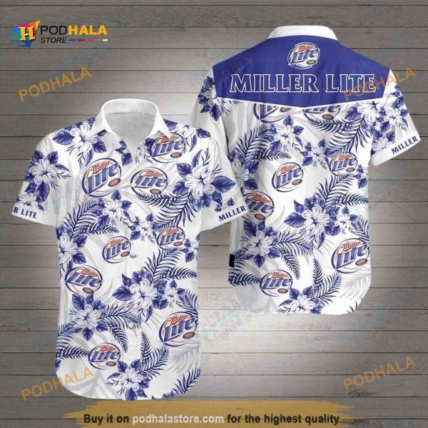 Miller Lite Hawaiian Shirt