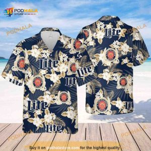 Miller Lite Hawaiian Shirt