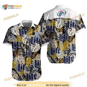 Miller Lite Hawaiian Shirt