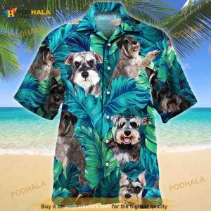 Miniature Schnauzer Dog Lovers Gift Funny Hawaiian Shirt