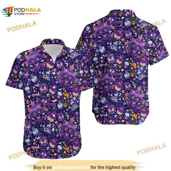 Mismagius Ghost Pkm Funny Hawaiian Shirt