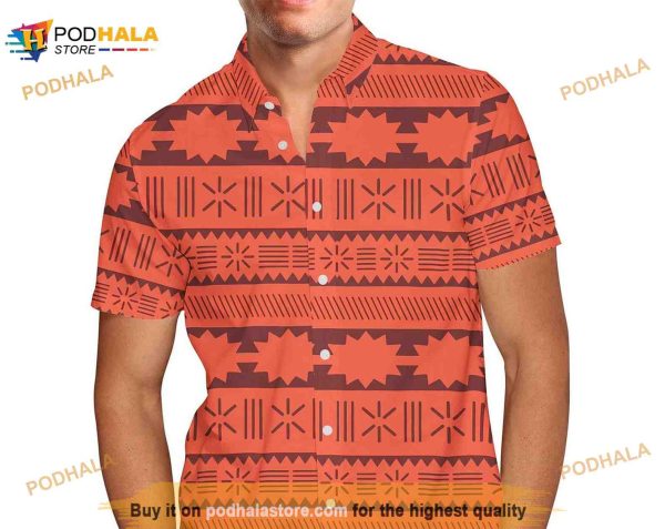 Moana Tribal Print Disney Hawaiin Shirt