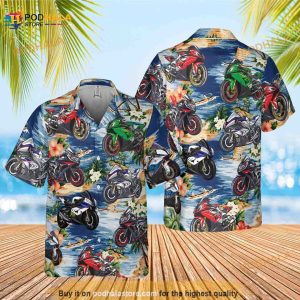 Motocross Funny Hawaiian Shirt