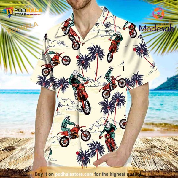 Motocross Funny Hawaiian Shirt