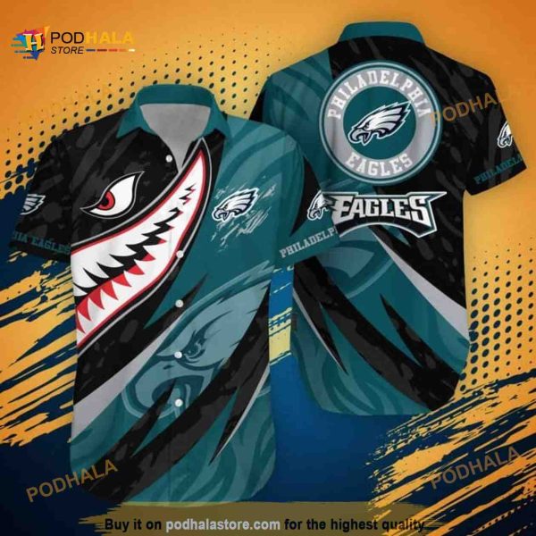 NFL Philadelphia Eagles Hawaiian Shirt Football Gift For Boyfriend