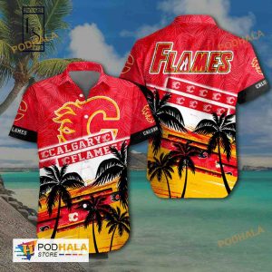 NHL Calgary Flames Hawaiian Shirt