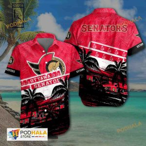 NHL Ottawa Senators Hawaiian Shirt