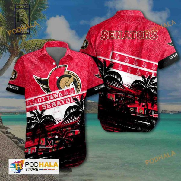 NHL Ottawa Senators Hawaiian Shirt