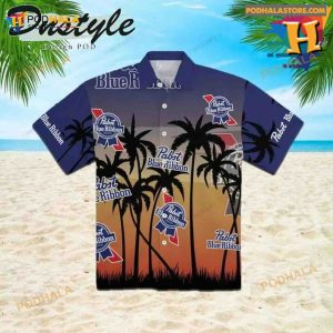 Pabst Blue Ribbon Beer Hawaiian Shirt Cheap For Men And Women