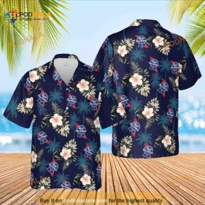 Pabst Blue Ribbon Beer Hawaiian Shirt