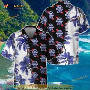 Pabst Blue Ribbon Hawaiian Shirt