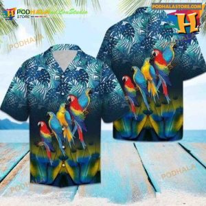 Parrot Forest Hawaiian Shirt