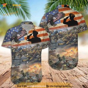 Patriotic Funny Hawaiian Shirt