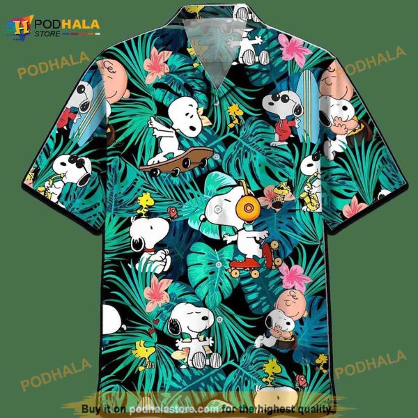 Peanuts Snoopy Tropical Hawaiian Shirt