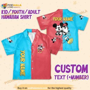 Personalize Name Disney Mikey Minnie Cute Love