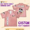 Personalize Name Disney Mikey Minnie Vintage Pink