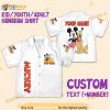 Personalize Name Disney Mikey Pluto Vintage White