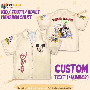 Personalize Name Vintage Disney Mickey And The Gang