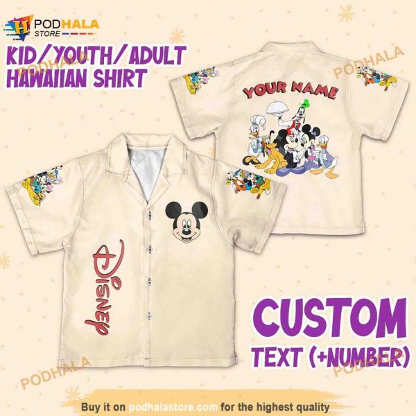 Personalize Name Vintage Disney Mickey And The Gang