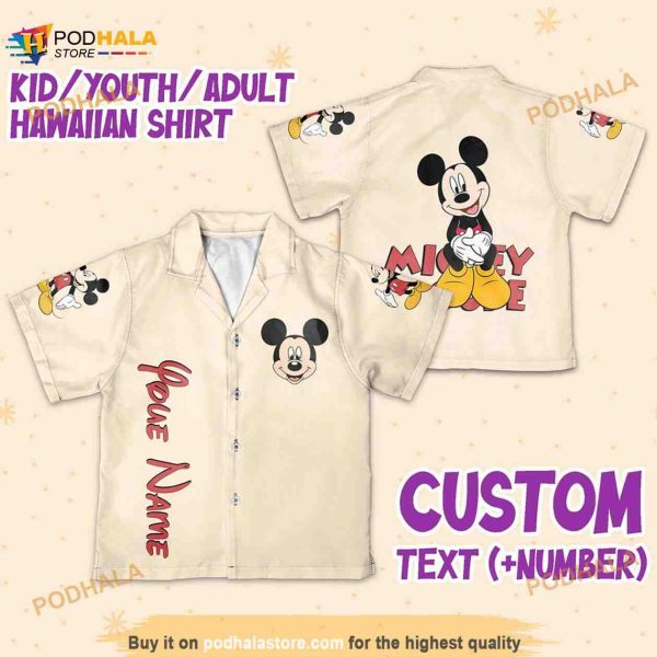 Personalize Name Vintage Disney Mickey Cute Funny