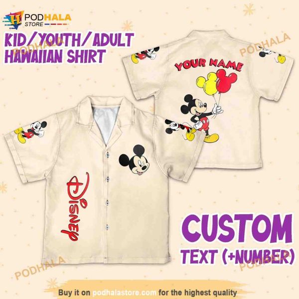 Personalize Name Vintage Disney Mickey Love Life