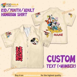 Personalize Name Vintage Disney Mickey Mouse And Firends