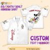 Personalize Name Vintage Disney Mickey Play Tennis