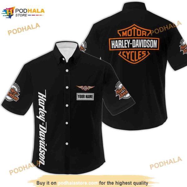 Personalized Motorcycles Button Shirt