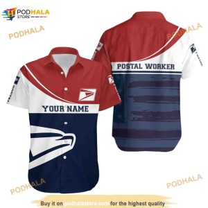 Personalized Postal Worker Hawaiian Shirt