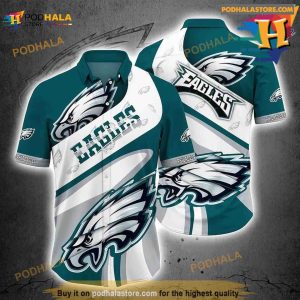 Philadelphia Eagles NFL Beach Shirt For Sports Best Fans Summer NFL Hawaiian Shirt