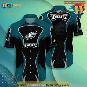 Philadelphia Eagles NFL Hawaii Beach Shirt Summer Button Down Hawaiian Shirt