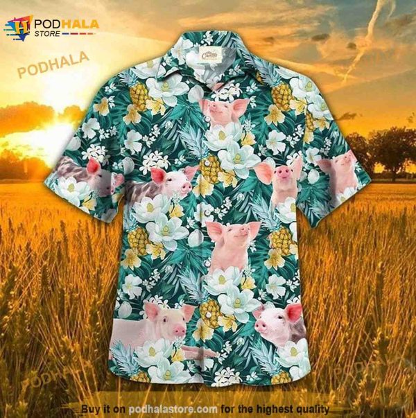 Pig Funny Hawaiian Shirt