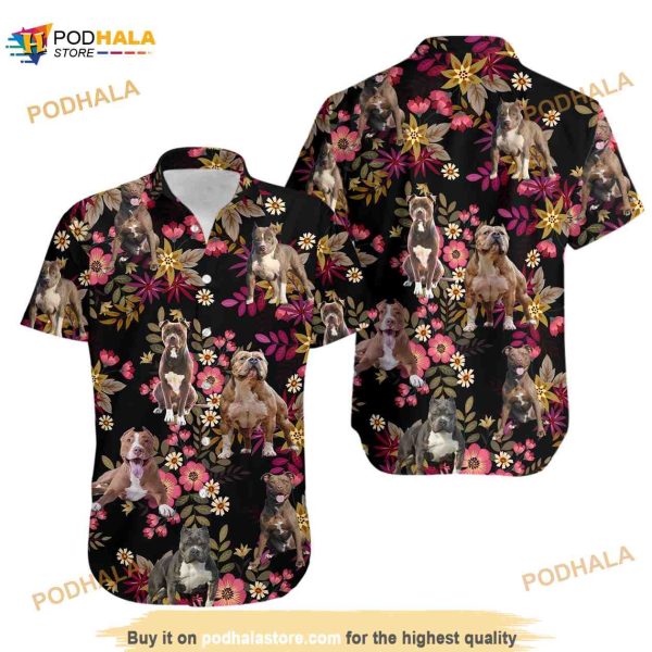 Pit Bull Funny Hawaiian Shirt