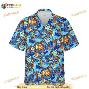 Pkm 3D Funny Hawaiian Shirt