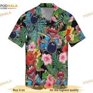 Playful Animal Muppets Hawaiian Shirt