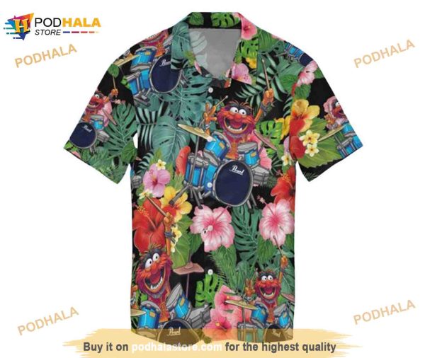 Playful Animal Muppets Hawaiian Shirt