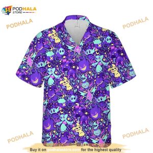 Pokemon 3D Colorful Funny Hawaiian Shirt