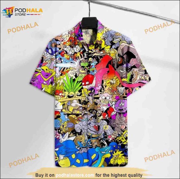 Pokemon Hawaiian Shirt