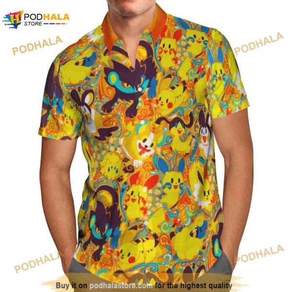 Pokemon Hawaiian Shirt