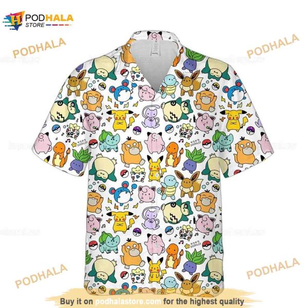 Pokemon Hawaiian Shirt