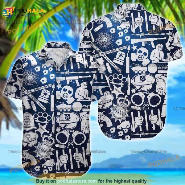 Police Hawaiian Shirt