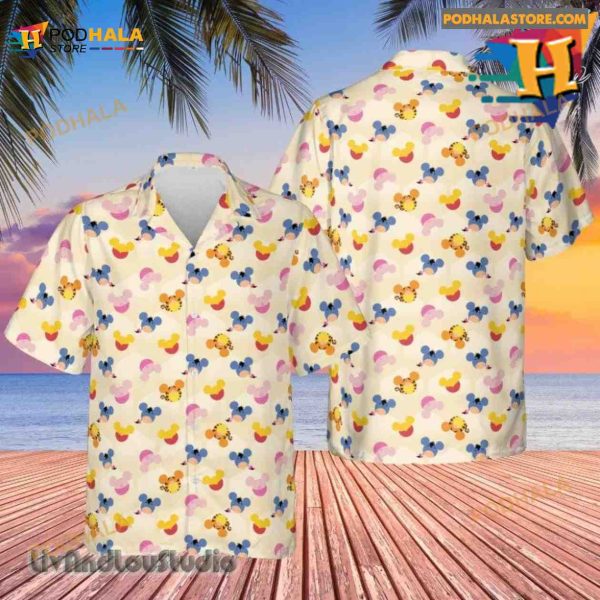 Pooh And Friends Mouse Ears Hawaiian Shirt