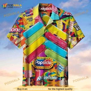 Popsicle Brand Ice Cream Hawaiian Shirt