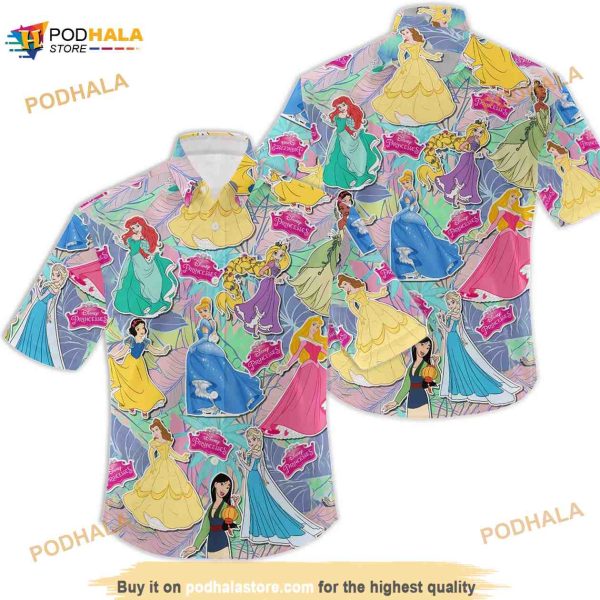 Princess Disney Hawaiian Shirt