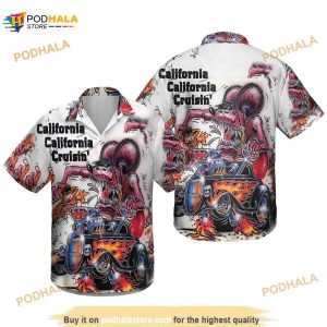 Rat Fink Rattail Hot Rod Hawaiian Shirt