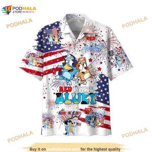 Red White And Blueydad 4th Of July Hawaiian Shirt