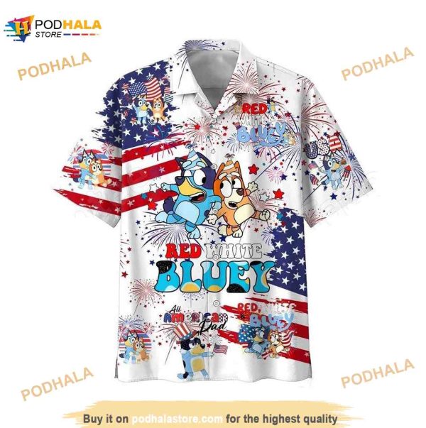 Red White And Blueydad 4th Of July Hawaiian Shirt