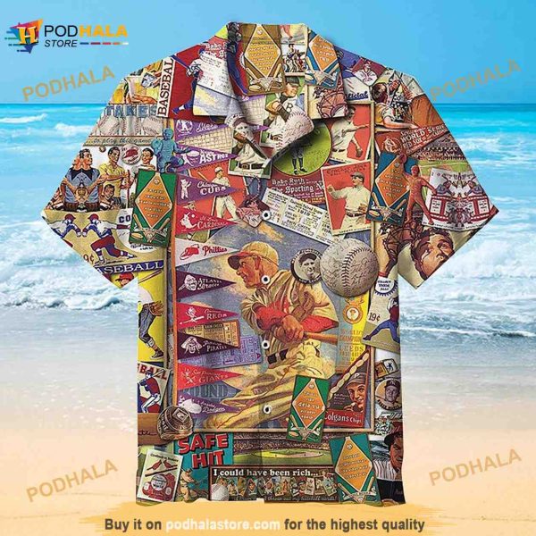 Retro Baseball Lovers Hawaiian Shirt 2023